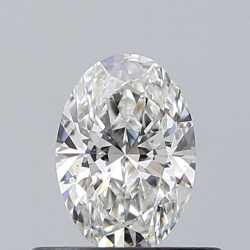 0.42 carat G-SI1 Natūralus Oval Deimantas (1)