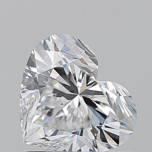 1.01 carat E-VS2 Natūralus Heart Deimantas (1)