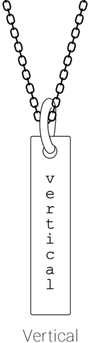 Sterling Silver Engravable Bar 16-18  Necklace Mounting (3)