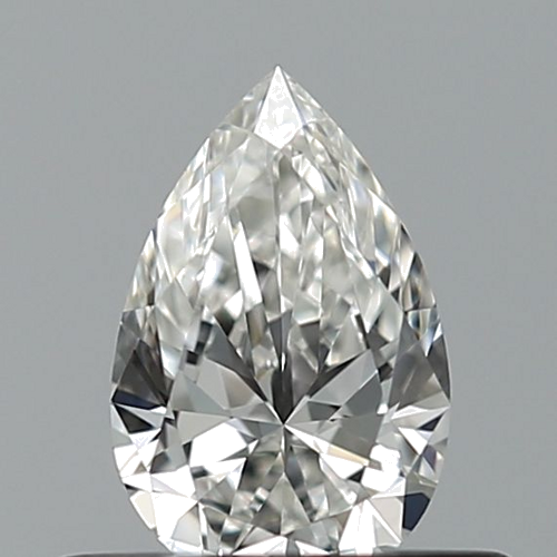 0.33 carat F-VVS1 Natūralus Pear Deimantas (1)