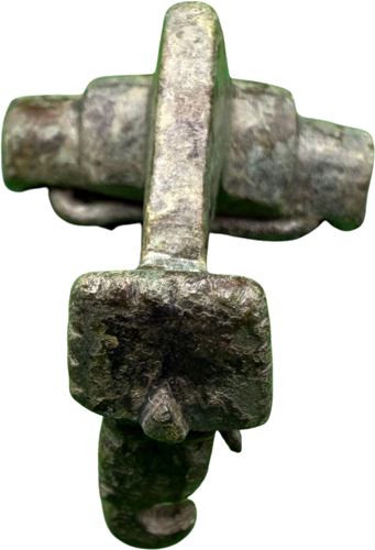 Senovės Romos bronzinė fibula (drabužių segė) (3)