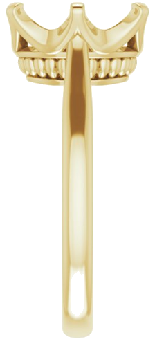 Sužadėtuvių Žiedas „Solitaire“ 14k yellow gold Oval 11mm x 9mm (4)
