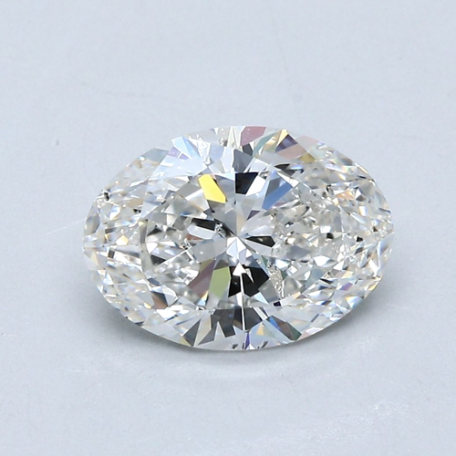 2.02 carat G-SI2 Natūralus Oval Deimantas (1)