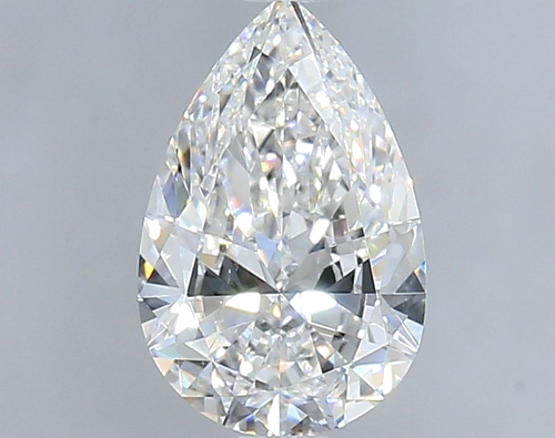1.0 carat F-SI1 Natūralus Pear Deimantas (1)