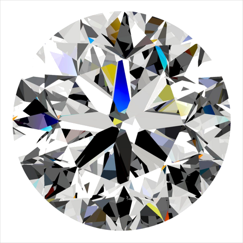 0.3 carat E-SI2 GD cut Natūralus Round Deimantas (1)