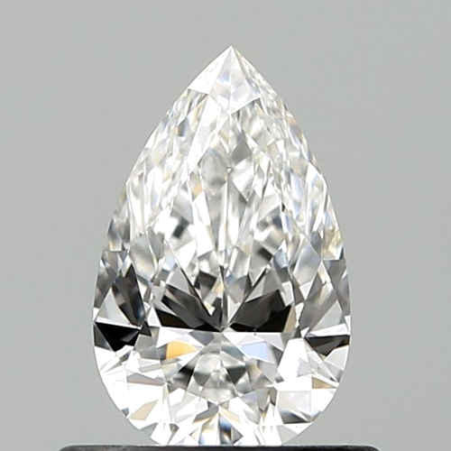 0.56 carat E-VS2 Natūralus Pear Deimantas (1)