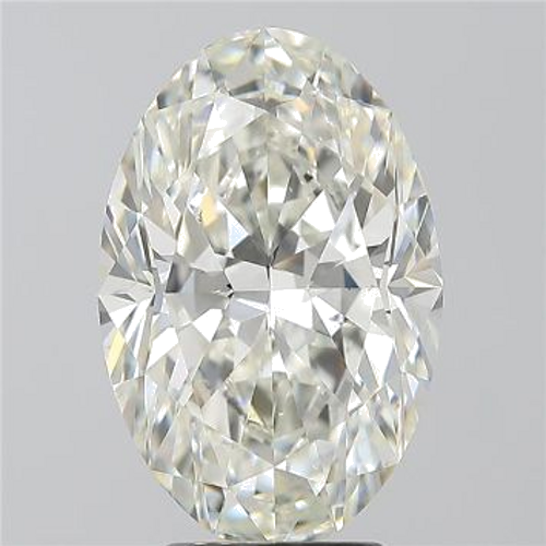4.03 carat J-SI1 Natūralus Oval Deimantas (1)