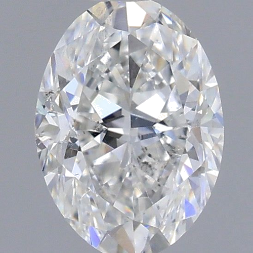0.4 carat F-SI2 Natūralus Oval Deimantas (1)