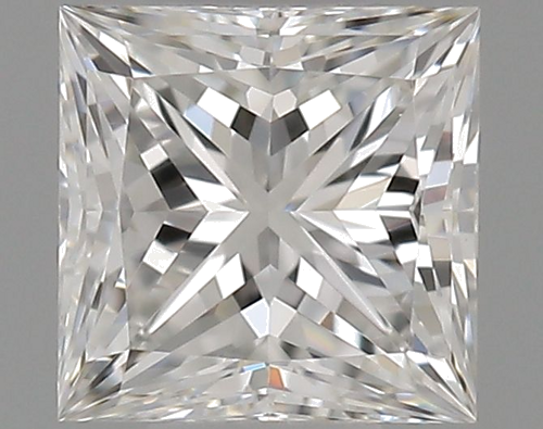 0.31 carat F-VVS2 Natūralus Princess Deimantas (1)