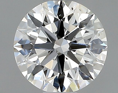 0.54 carat G-SI1 Excellent cut Natūralus Round Deimantas (1)