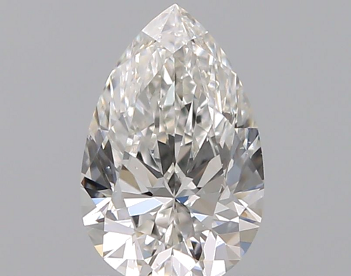 0.6 carat H-VS1 Natūralus Pear Deimantas (1)