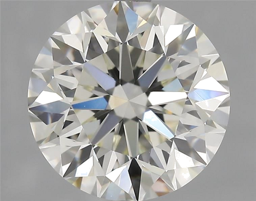 3.02 carat K-VVS1 Very Good cut Natūralus Round Deimantas (1)