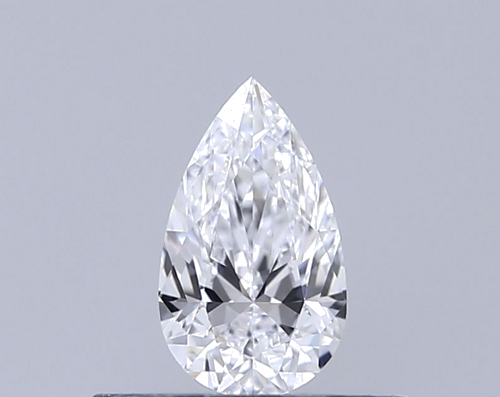 0.3 carat D-VVS1 Natūralus Pear Deimantas (1)