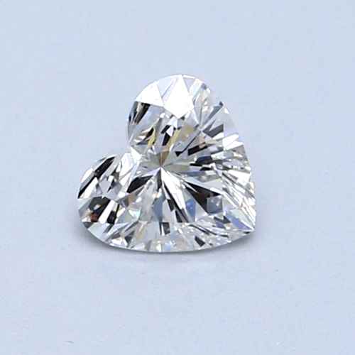 0.52 carat H-VS2 Natūralus Heart Deimantas (1)