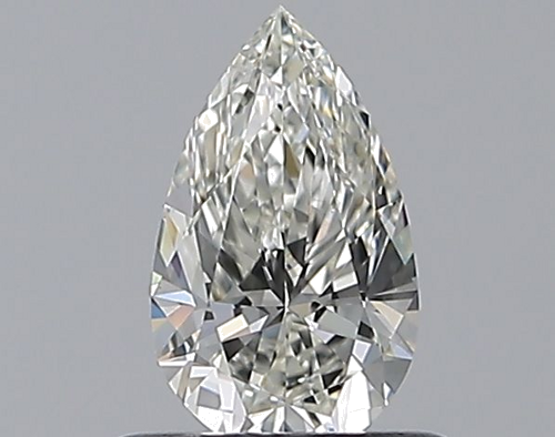 0.5 carat I-VS2 Natūralus Pear Deimantas (1)