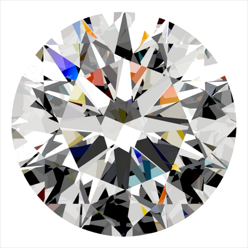 0.4 carat F-VS1 Excellent cut Natūralus Round Deimantas (1)
