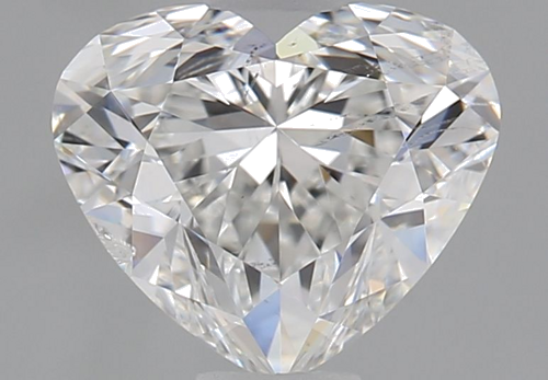 0.93 carat F-SI2 Natūralus Heart Deimantas (1)