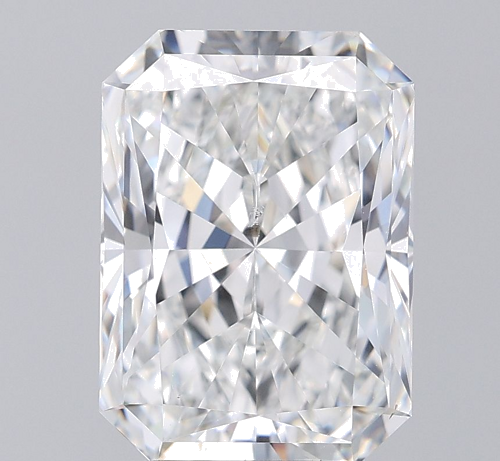 5.02 carat F-SI1 Natūralus Radiant Deimantas (1)