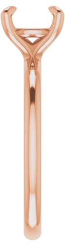 Sužadėtuvių Žiedas „Solitaire“ 585 Rožinis Aukso Round 7.4mm (4)