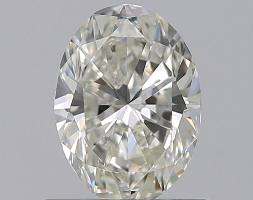 0.59 carat I-VS1 Natūralus Oval Deimantas (1)