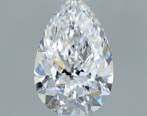 0.44 carat E-VVS1 Natūralus Pear Deimantas (1)
