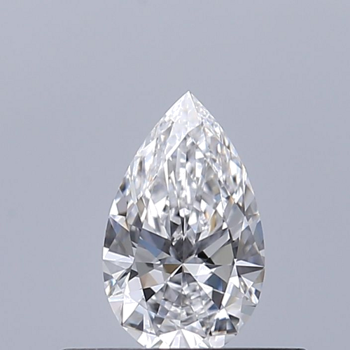 0.3 carat D-VVS1 Natūralus Pear Deimantas (1)