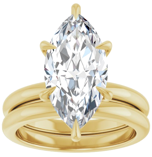 Sužadėtuvių Žiedas „Solitaire“ 14k yellow gold Marquise 16mm x 8mm (8)