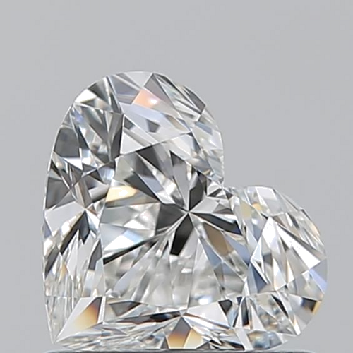 0.9 carat G-VVS1 Natūralus Heart Deimantas (1)