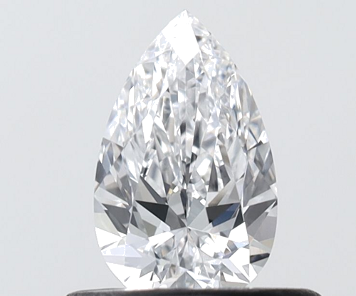 0.41 carat D-VVS1 Natūralus Pear Deimantas (1)
