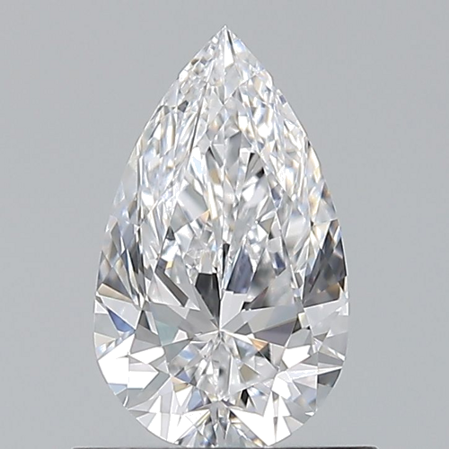 0.7 carat D-VS1 Natūralus Pear Deimantas (1)