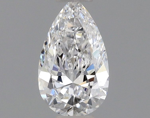 0.3 carat D-VVS2 Natūralus Pear Deimantas (1)