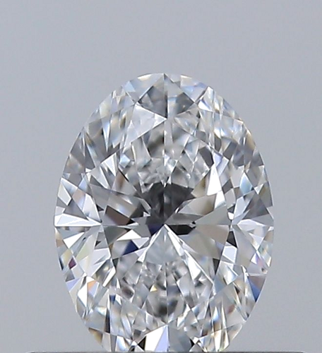 0.4 carat E-VVS2 Natūralus Oval Deimantas (1)