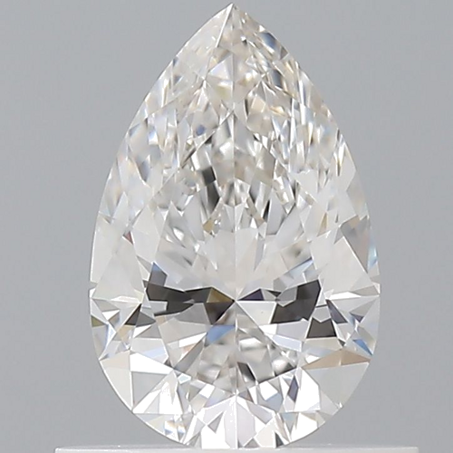 0.61 carat F-VVS2 Natūralus Pear Deimantas (1)