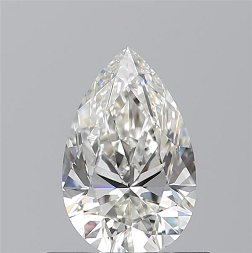 0.7 carat H-VS1 Natūralus Pear Deimantas (1)