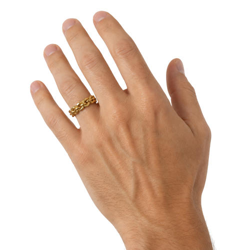 Gold braided ring, Viking Age, 9th – 10th century (5)