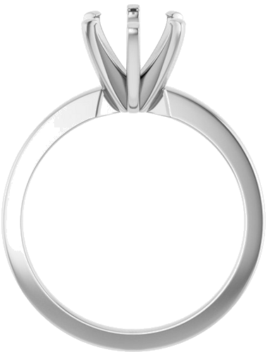 Sužadėtuvių Žiedas „Solitaire“ 14k white gold Pear 10mm x 7mm (2)