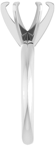 Sužadėtuvių Žiedas „Solitaire“ 585 Baltojo Aukso Round 8.2mm (4)