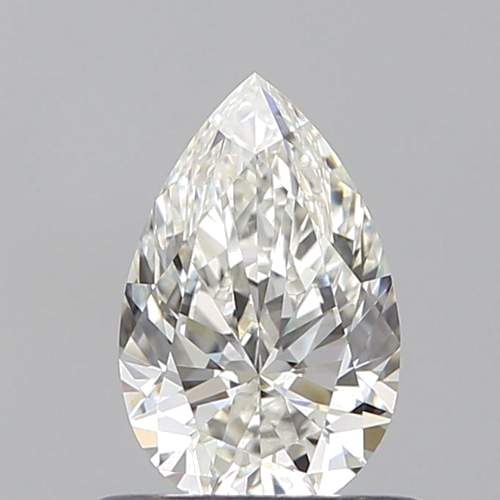 0.6 carat H-VVS2 Natūralus Pear Deimantas (1)