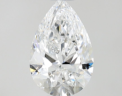0.6 carat D-VS2 Natūralus Pear Deimantas (1)