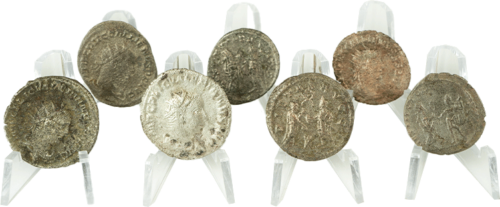 II Denarius Emperor Gallienus (253-268 m.) Roman Empire Silver Coin (12)