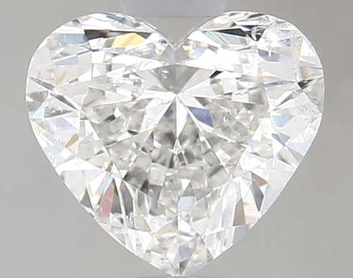 0.9 carat H-SI2 Natūralus Heart Deimantas (1)