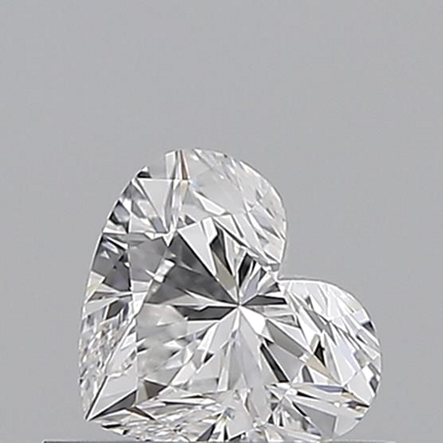 0.52 carat D-VVS1 Natūralus Heart Deimantas (1)