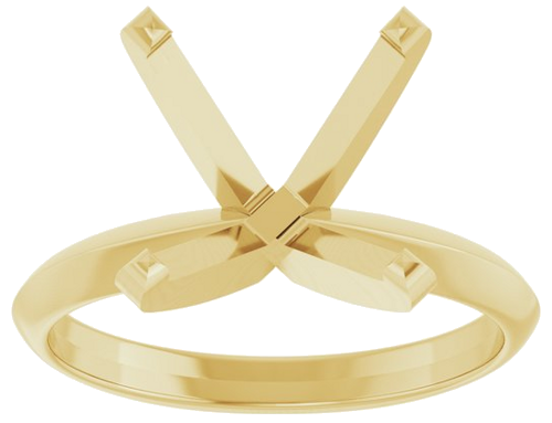 Sužadėtuvių Žiedas „Solitaire“ 14k yellow gold Round 11.2mm (3)