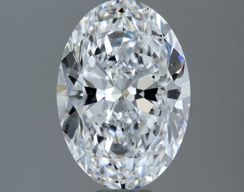 1.7 carat D-SI1 Natūralus Oval Deimantas (1)