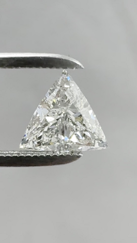 0.63 carat H-SI1 Natūralus Triangular Deimantas (1)