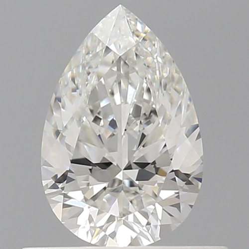 0.59 carat G-VVS2 Natūralus Pear Deimantas (1)