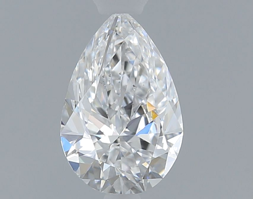 0.37 carat D-SI1 Natūralus Pear Deimantas (1)