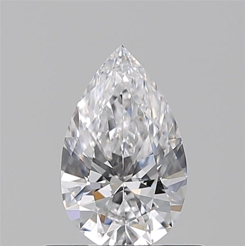 0.5 carat D-VVS2 Natūralus Pear Deimantas (1)