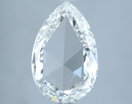 3.01 carat F-VS2 Natūralus Pear Deimantas (1)