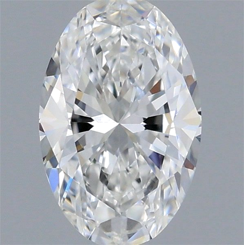 0.32 carat E-VVS1 Natūralus Oval Deimantas (1)